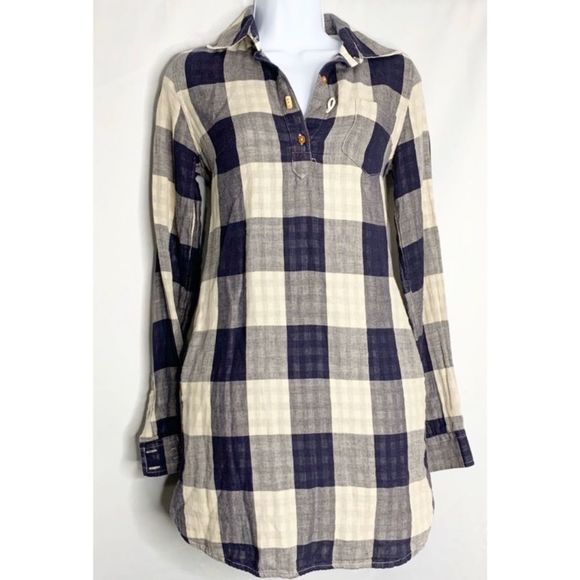 Anthropologie Tops - Anthropologie travata Marin shirt dress Tunic XS